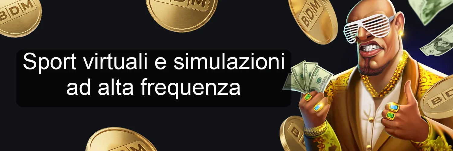 Sport virtuali e simulazioni ad alta frequenza Sport virtuali e simulazioni ad alta frequenza